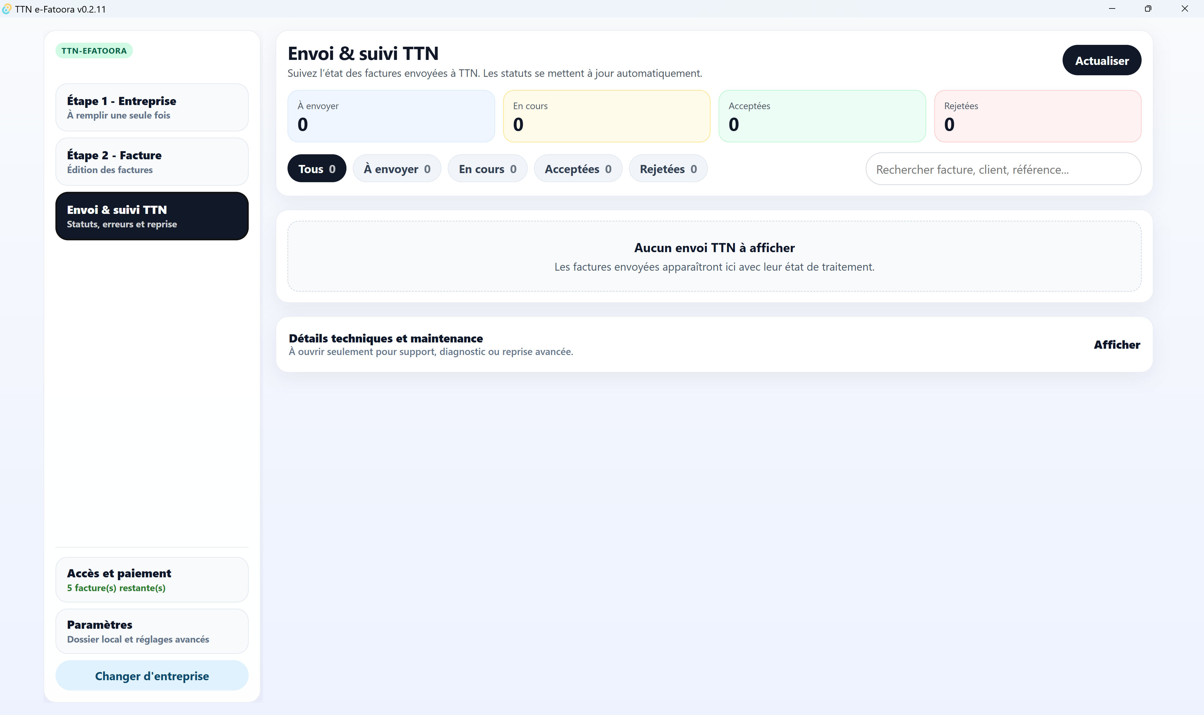 TTN e-Fatoora invoice tracking